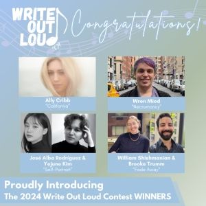 Winners And Finalists Announced for WRITE OUT LOUD 2024 Songwriting Competition