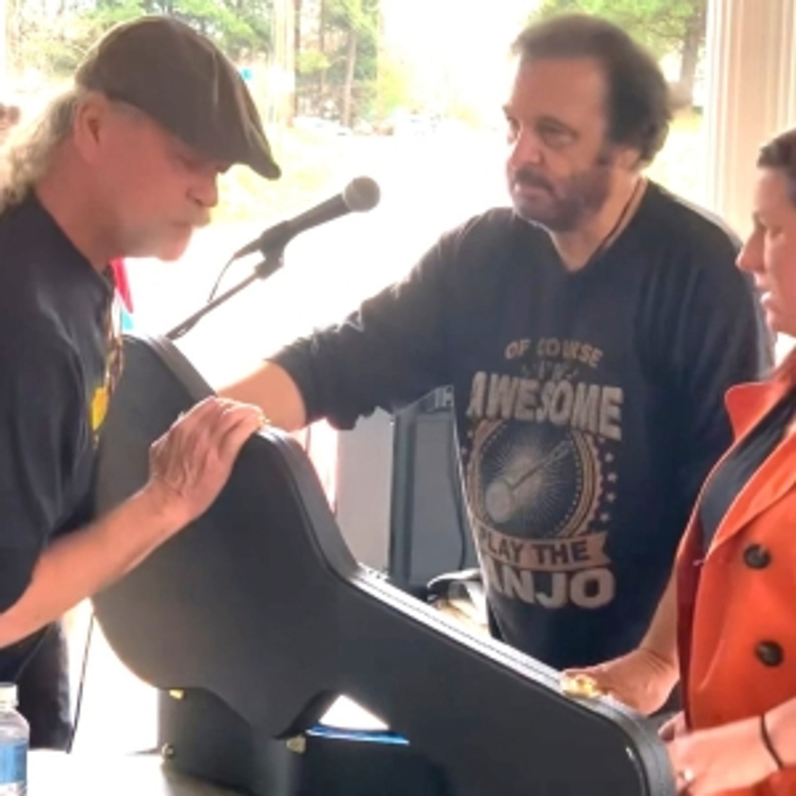 WOODSONGS Host Michael Johnathon Launches Instrument Drive for Hurricane Victims