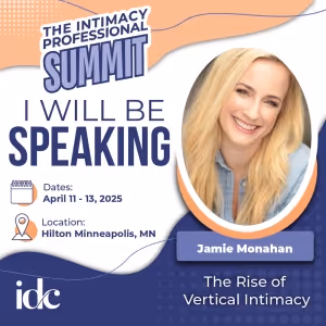 Jamie Monahan Hosts Two Events About The Future Of Intimacy On Stage & Screen