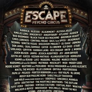 Escape Psycho Circus 2025 Unleashes Halloween Weekend Lineup