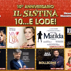 Previews: LA NUOVA RICCA STAGIONE DEL TEATRO SISTINA