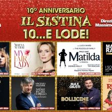 Previews: LA NUOVA RICCA STAGIONE DEL TEATRO SISTINA
