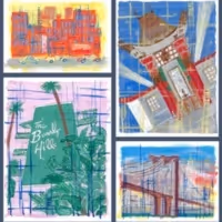 Actors Theatre Of Indiana's MR. CONFIDENTIAL Uses Original Paintings For Backdrops