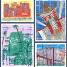 Actors Theatre Of Indiana's MR. CONFIDENTIAL Uses Original Paintings For Backdrops