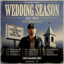 Greylan James to Launch 12-Date WEDDING SEASON: THE TOUR