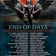 Drummer Jordan Cannata (Adrenaline Mob, Stereo Satellite) On European Tour with Dark…