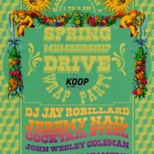 KOOP Announces Spring Membership Drive Wrap Party