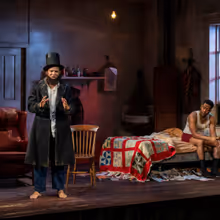 Photos: Glenn Davis and Namir Smallwood in TOPDOG/UNDERDOG at Steppenwolf Theatre