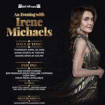 Irene Michaels To Perform Cabaret Concert At Don't Tell Mama