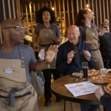 TV: See WAITRESS Cast Members Surprise PizzaExpress Customers With a Performance