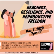 Artists and Activists Will Host Virtual Event For Reproductive Justice