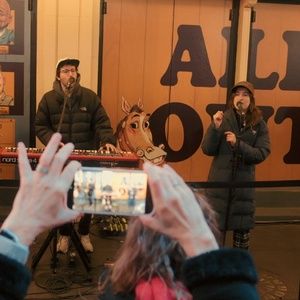 Video: Lawrence Celebrates ALL OUT's First Broadway Performance with Pop-Up Concert