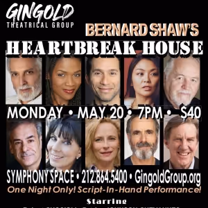 Steven Skybell, Christine Pedi & More to Star in HEARTBREAK HOUSE at Gingold…