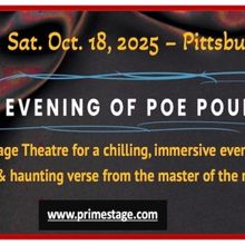 Prime Stage Theatre to Present Fall Fundraiser AN EVENING OF POE POURRI