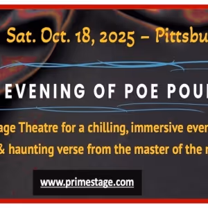 Prime Stage Theatre to Present Fall Fundraiser AN EVENING OF POE POURRI