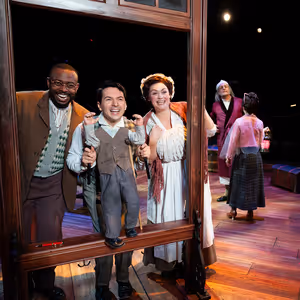 Cast Set for EBENEZER SCROOGE'S BIG SAN DIEGO CHRISTMAS SHOW at The Old Globe