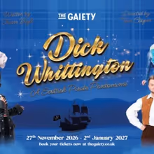 DICK WHITTINGTON - A SCOTTISH PIRATE PANTOMIME to Open at Ayr Gaiety