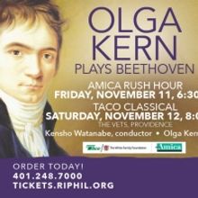 The Rhode Island Philharmonic Orchestra Presents OLGA KERN PLAYS BEETHOVEN