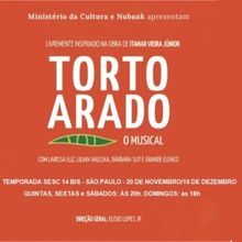 Inspired by Itamar Vieira Junior's bestseller TORTO ARADO – O MUSICAL (Crooked Plow