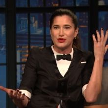 VIDEO: Watch Kathryn Hahn Talk About Camping With Her Kids on LATE NIGHT WITH SETH ME
