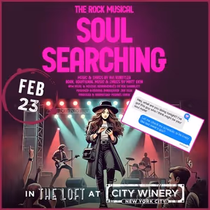 Black Box Studios to Stage THE ROCK MUSICAL SOUL SEARCHING at City Vineyard & The…