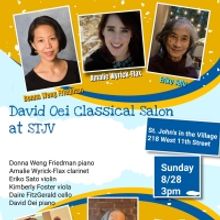 Lineup Set For The Season Opener of the David Oei Classical Salon This Weekend at…