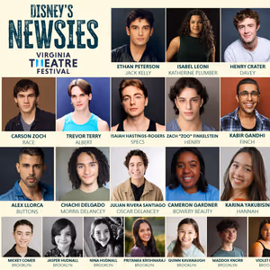 DISNEY’S NEWSIES Set For Virginia Theatre Festival With Full Cast Announced