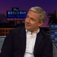 VIDEO: Martin Freeman Says Eminem Stole His Fashion Sense on THE LATE LATE SHOW Video
