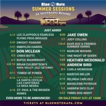 Blue Note Napa Announces Expanded Lineup For 2023 Summer Sessions Concert Season