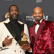 Videos: Adam Blackstone, Brandon Victor Dixon, & Alicia Keys Accept GRAMMYs