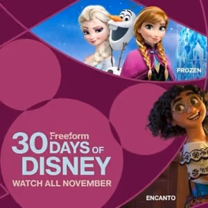 Freeform Unveils '30 Days of Disney' Lineup for November