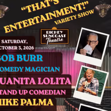 Bob Burr, Juanita Lolita, and Mike Palma to Perform at Richey Suncoast Theatre