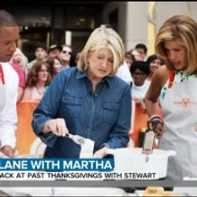 VIDEO: Martha Stewart Shares Thanksgiving Memories on TODAY SHOW