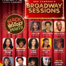 Ben Cameron's BROADWAY SESSIONS Returns To The Green Room 42 For Black History Month