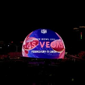 Sphere and NFL Collaborate on Custom Super Bowl Content For The Exosphere Created…
