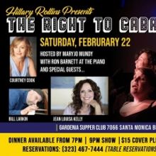 Hillary Rollins Presents THE RIGHT TO CABARET at The Gardenia Supper Club