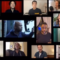 VIDEO: Telly Leung, Justin Guarini and the Cast of IN TRANSIT Sing Virtual A Capella… Video