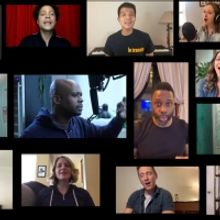 VIDEO: Telly Leung, Justin Guarini and the Cast of IN TRANSIT Sing Virtual A Capella 