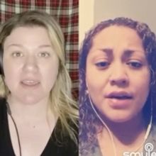 VIDEO: Kelly Clarkson Duets With Fan on 'I Dare You' Through the App Smule