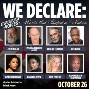 WE DECLARE to Open at Shakespeare Theatre of New Jersey This Month