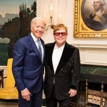 Elton John Receives National Humanities Medal from President Biden at White House