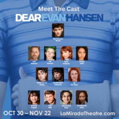 Full Cast Set for DEAR EVAN HANSEN at La Mirada Theatre