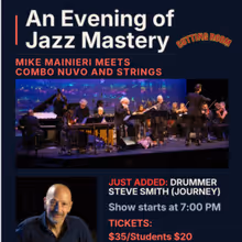 Mike Mainieri, Combo Nuvo and Steve Smith to Perform at The Cutting Room