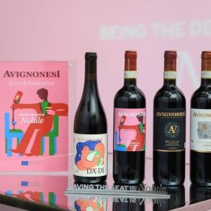 Avignonesi 2014 Vino Nobile di Montepulciano in Collaboration with Artist Amrita Marino