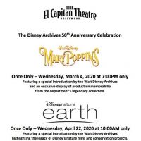 Disney's MARY POPPINS And Disneynature EARTH Announced At El Capitan Theatre