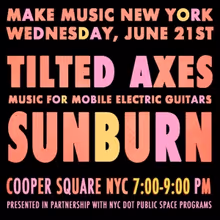 Tilted Axes: SUNBURN Solstice Performance Celebrates New Music