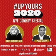 Seann Walsh, Paul Sinha And Tanyalee Davis Host #UPYOURS2020 NYE VIRTUAL PARTY