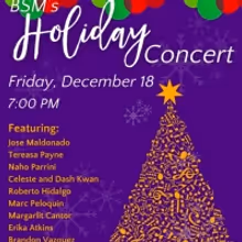 Bloomingdale School Of Music Presents Virtual Holiday Concert HAPPY HOLIDAY