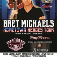 Bret Michaels HOMETOWN HEROES Tour Kicks-Off In Casper