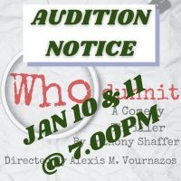 The Sherman Playhouse Holds Auditions for WHODUNNIT, January 10-11